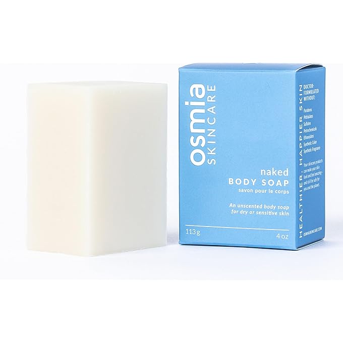 Osmia Organics Naked Body Soap Bar - Moisturizing Olive Oil, Nourishing Shea Butter & Soothing Coconut Milk - For All Skin Types, Including Sensitive & Dry (4 oz.) - Image 1